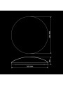 Накладной светильник Biom DECOLIGHT 220V 18W 6200K 1440Lm IP20 Матовый (Frosted) (DL-R401-18), 100022081