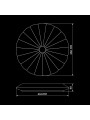 Накладной светильник Biom DECOLIGHT 220V 18W 6200K Звёздное небо с декором (DL-R605-18-6), 100023387
