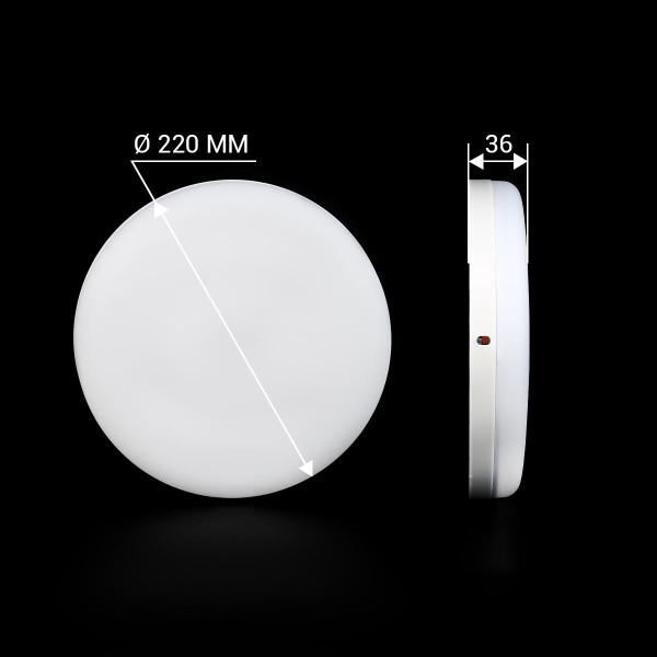 Светильник светодиодный Biom HB 230V 36W 5000К IP20 (HB-R36W-5), 100023853