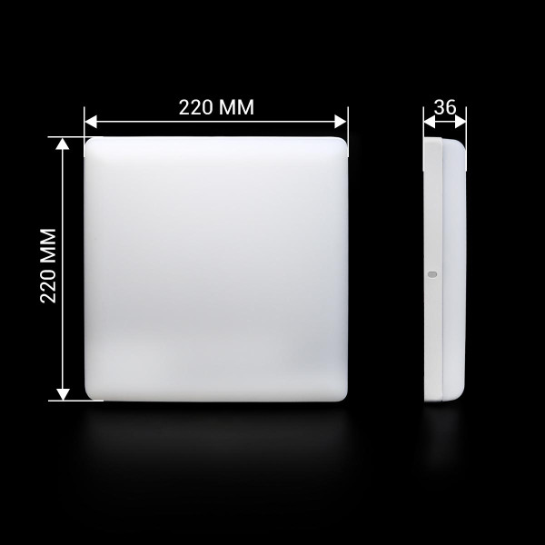 Світильник світлодіодний Biom HB 230V 36W 5000К IP20 (HB-S36W-5) , 100023856