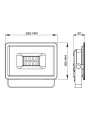 Светодиодный прожектор BIOM S6 230V 150W 6200К IP65 (S6-SMD-150-Slim 6200К), 100024504