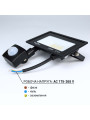 Светодиодный прожектор BIOM S6 230V 20W 6200К IP65 Sensor (S6-SMD-20-Slim+Sens 6200K), 100024501