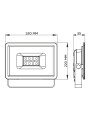 Светодиодный прожектор BIOM S6 230V 200W 6200К IP65 (S6-SMD-200-Slim 6200К), 100024505