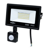 Светодиодный прожектор BIOM S6 230V 30W 6200К IP65 Sensor (S6-SMD-30-Slim+Sens 6200K)