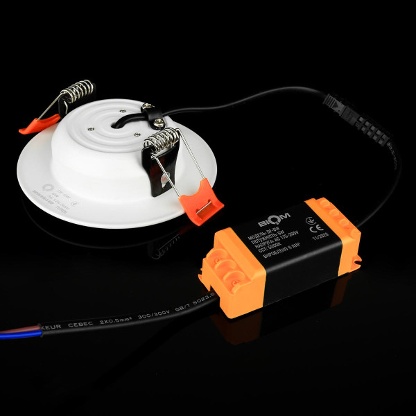 Встраиваемый светильник Biom DF 220V 6W 5000K 540Lm IP20 Матовый (Frosted) (DF-6W), 100019667