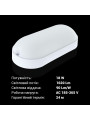 Накладной светильник Biom MPL 220V 18W 6000K 1620Lm IP65 Матовый (Frosted) (MPL-О18-6), 100017817