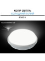 Накладной светильник Biom SMPL 220V 15W 6000K 1350Lm IP65 Матовый (Frosted) (SMPL-R15-6), 100017818