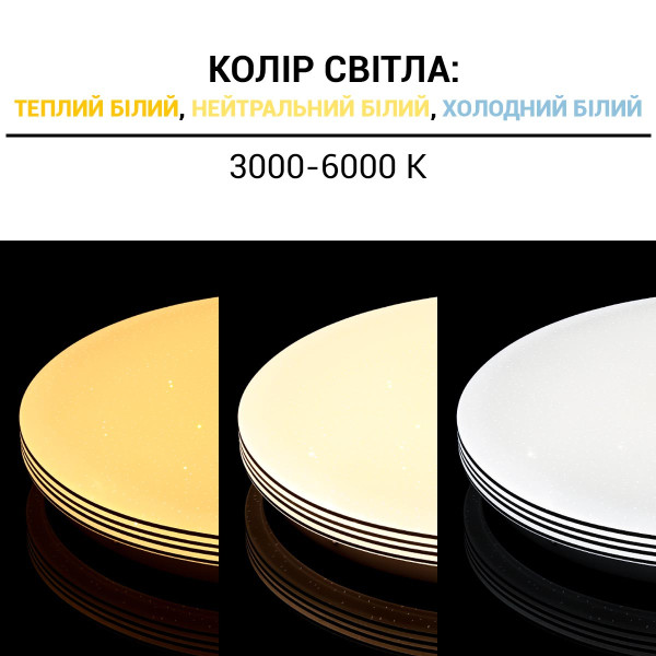 Накладной светильник Biom SMART 220V 80W 3000-6000K 6400Lm IP20 Матовый (Frosted) (SML-R04-80/2), 100017852