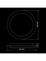 Накладной светильник Biom SMART 220V 50W 3000-6000K 4000Lm IP20 Матовый (Frosted) (SML-R06-50/2), 100018719