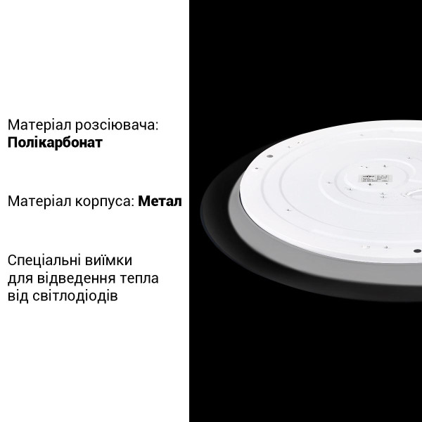 Накладной светильник Biom SMART 220V 80W 3000-6000K 6400Lm IP20 Матовый (Frosted) (SML-R06-80/2), 100018717