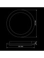 Накладной светильник Biom SMART 220V 80W 3000-6000K 6400Lm IP20 Матовый (Frosted) (SML-R06-80/2), 100018717