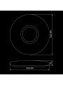 Накладной светильник Biom SMART 220V 80W 3000-6000K 6400Lm IP20 Звёздное небо (SML-R07-80/2), 100020715