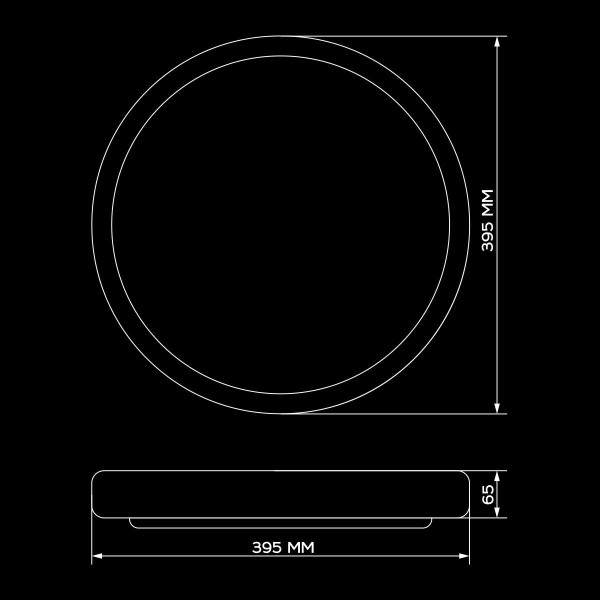Накладной светильник Biom SMART 220V 50W 3000-6000K 4000Lm IP20 Звёздное небо (SML-R08-50/2), 100017402