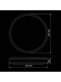 Накладной светильник Biom SMART 220V 80W 3000-6000K 6400Lm IP20 Матовый (Frosted) (SML-R18-80/2), 100015947