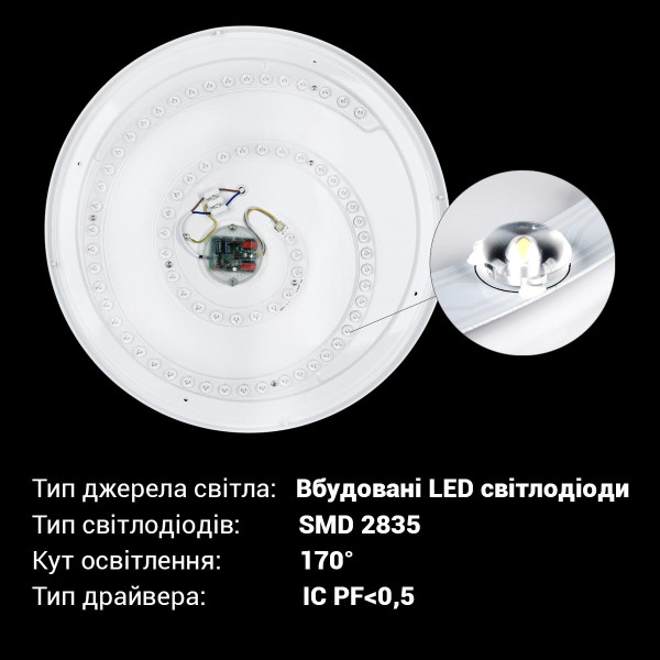 Накладной светильник Biom SMART 220V 80W 3000-6000K 6400Lm IP20 Звёздное небо (SML-R22-80/2), 100020919