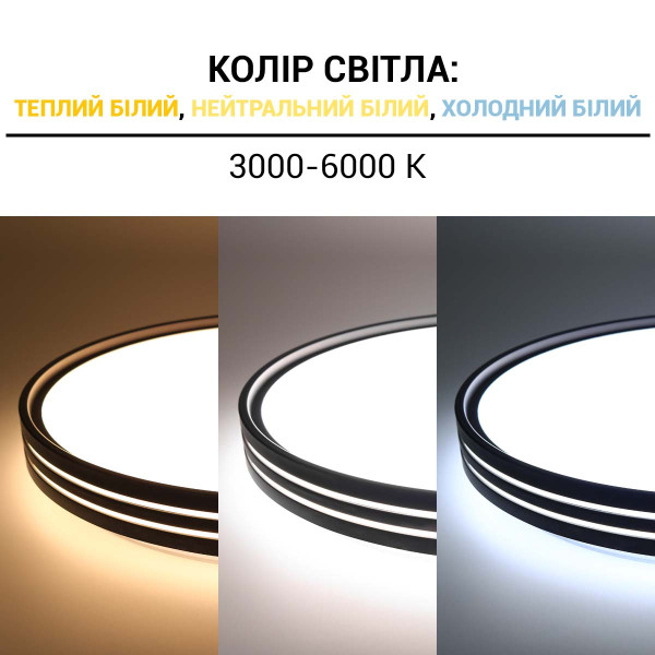 Накладной светильник Biom SMART 220V 80W 3000-6000K 6400Lm IP20 Матовый (Frosted) (SML-R41-80/2), 100022929