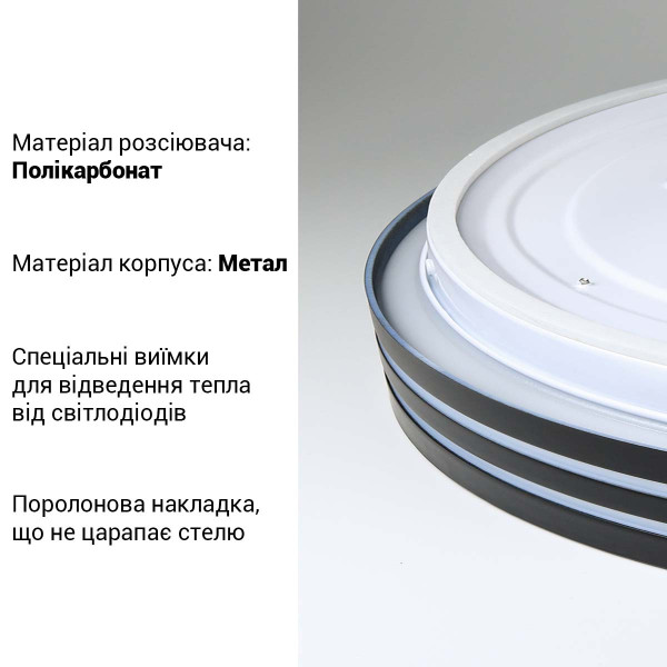 Накладной светильник Biom SMART 220V 80W 3000-6000K 6400Lm IP20 Матовый (Frosted) (SML-R41-80/2), 100022929
