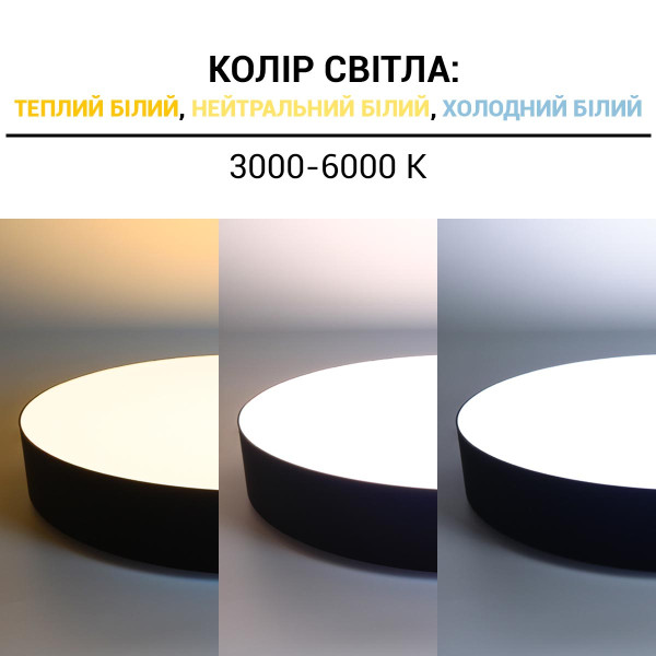 Накладной светильник Biom SMART 220V 80W 3000-6000K 6400Lm IP20 Матовый (Frosted) (SML-R42-80/2), 100023848