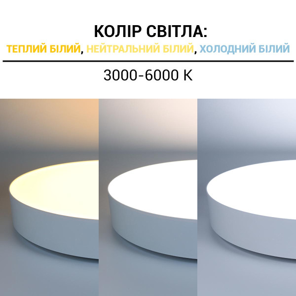 Накладной светильник Biom SMART 220V 80W 3000-6000K 6400Lm IP20 Матовый (Frosted) (SML-R43-80/2), 100023847