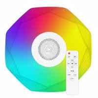 Потолочный светильник Biom SMART 230V 55W RGB+3000-6000K IP20 с д/у музыкальный BT APP (SML-R46-55-M-RGB)
