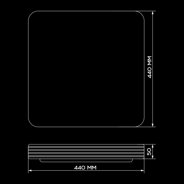 Накладной светильник Biom SMART 220V 70W 3000-6000K 5600Lm IP20 Звёздное небо (SML-S01-70/2), 100020579