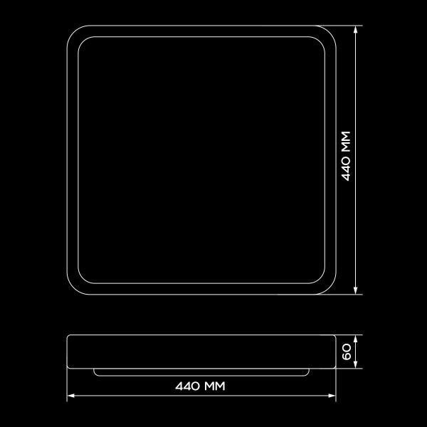 Накладной светильник Biom SMART 220V 70W 3000-6000K 5600Lm IP20 Звёздное небо (SML-S03-70/2), 100021877