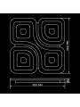 Накладной светильник Biom SMART RGB 220V 140W RGB + 3000-6500K 7500Lm IP20 Матовый (Frosted) (SML-S30-140-A-RGB), 100021709