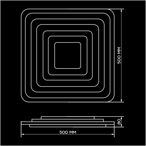 Світильник світлодіодний Biom SMART SML-S31 3000-6000K RGB 120Вт з д/к (SML-S31-120-A-RGB) , 100021710