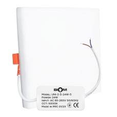 Встраиваемый светильник Biom UNI-2 220V 24W 5000K 2400Lm IP20 Матовый (Frosted) (UNI-2-S24W-5)