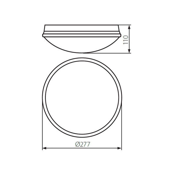Потолочный светильник KANLUX Pires ECO DL-25O NS (19001), 100013208