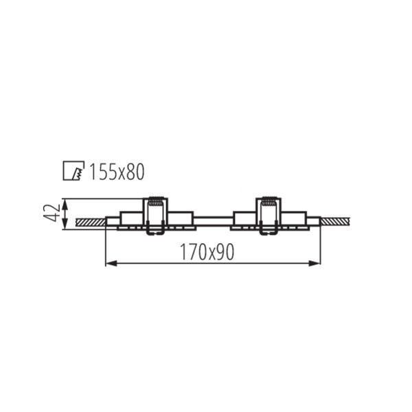 Точечный светильник KANLUX SEIDY CT-DTL250-B/M (19459), 100024834