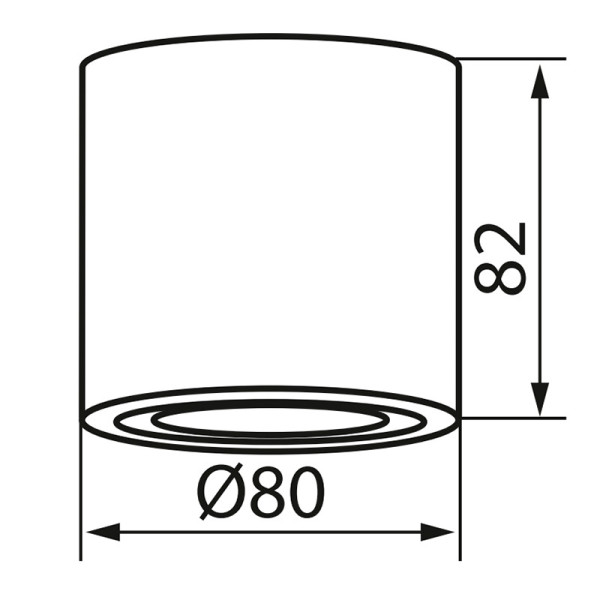 Точечный светильник KANLUX Duce AL-DTO50 (19951), 100012969