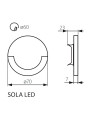 Настінний світильник KANLUX Sola LED WW (23100) , 100013134