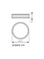 Потолочный светильник KANLUX Jasmin 370-W (23124), 100013294