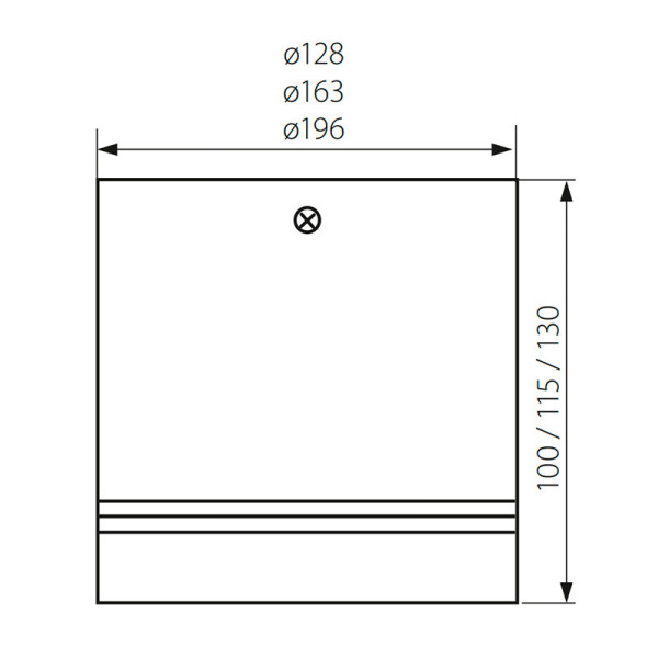 Точечный светильник KANLUX Omeris N LED 35W-NW-W (23363), 100012873