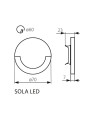Настенный светильник KANLUX Sola LED AC-WW (23804), 100013132