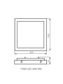 Потолочный светильник KANLUX Tybia LED 38W-NW (24640), 100013244