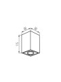Точечный светильник KANLUX GORD XS DLP-50-B (25476), 100024892