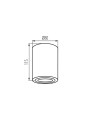Точечный светильник KANLUX BORD XS DLP-50-B (25478), 100025010