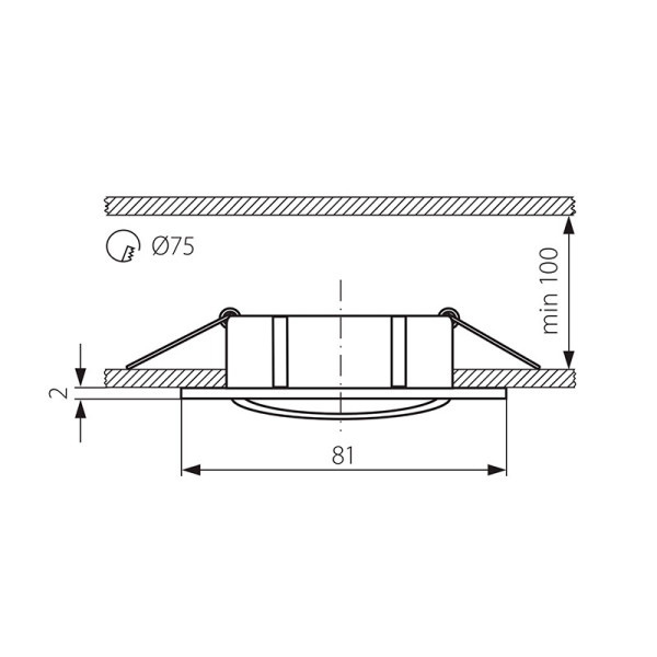 Точечный светильник KANLUX Navi CTX-DT10-C/M (2553), 100012859