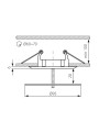 Точечный светильник KANLUX Dino CTX-DS02G/B-C (2576), 100012965