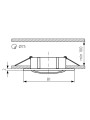 Точечный светильник KANLUX Navi CTX-DT10-B (25991), 100012857