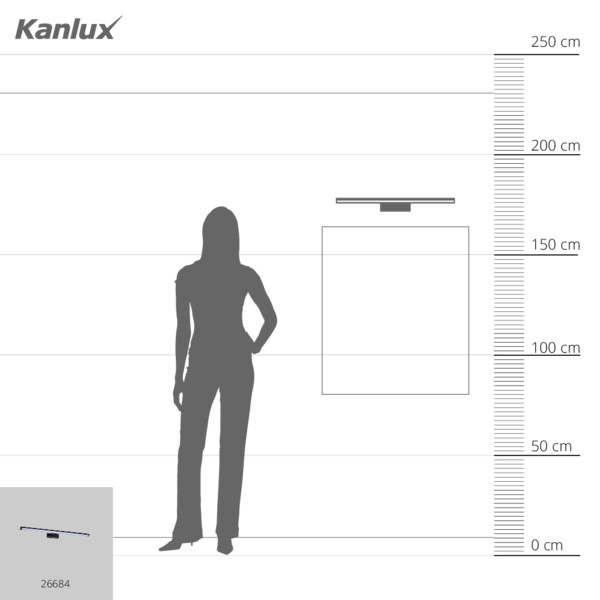 Подсветка KANLUX ASTEN IP44 12W-NW-B (26684), 100024799