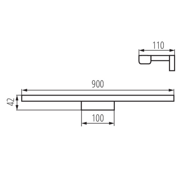 Подсветка KANLUX ASTEN IP44 15W-NW-W (26688), 100024862