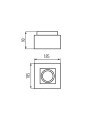 Точечный светильник KANLUX STOBI ES 50-W (26829), 100024702