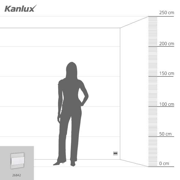 Світлодіодний сходовий світильник KANLUX TERRA LED W-WW (26842) , 100024584
