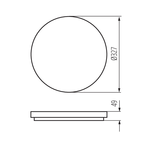Светильник светодиодный KANLUX VARSO LED 24W-NW-O-SE (26984), 100024555