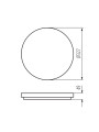Светильник светодиодный KANLUX VARSO LED 24W-NW-O-SE (26984), 100024555