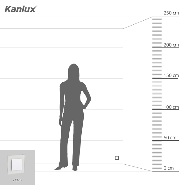 Светодиодный лестничный светильник KANLUX APUS LED W-NW (27378), 100024708