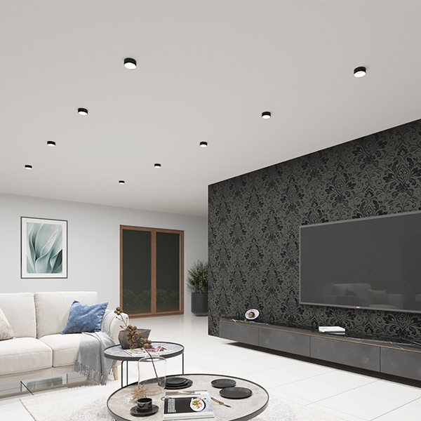 Точечный светильник KANLUX MINI RITI GU10 B/W (27577), 100024747